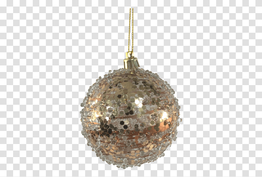Frosted Copper Bauble Chandelier, Light Fixture, Ceiling Light, Crystal, Lamp Transparent Png