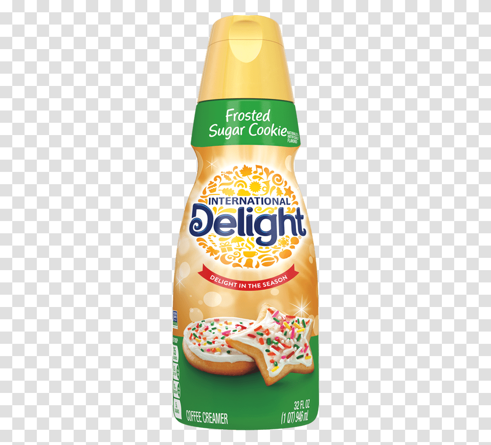 Frosted Sugar Cookie Coffee Creamer International Delight French Toast Creamer, Food, Beer, Alcohol, Beverage Transparent Png