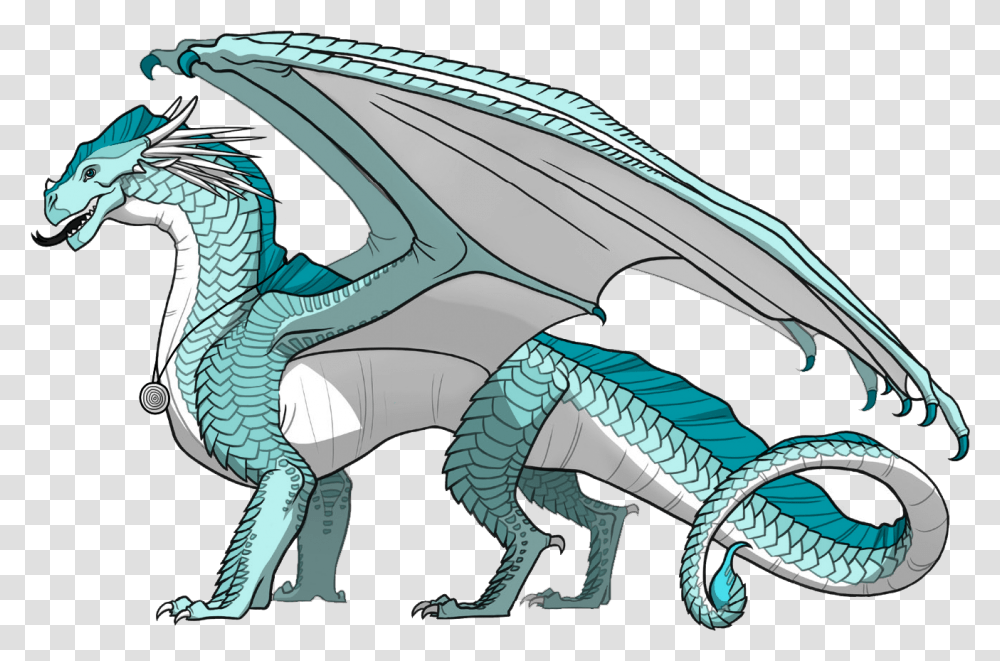 Froststormtemplatequartz Wof Icewing Skywing Hybrid Wings Of Fire Icewing Sandwing Hybrid, Dragon, Horse, Mammal, Animal Transparent Png