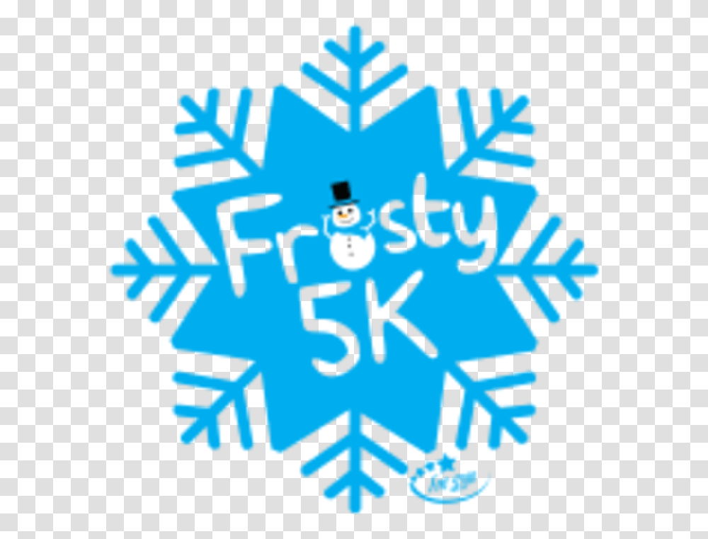 Frosty 5k Norcross Ga Logo Bdzy8g Clipart Green Christmas Snowflakes, Iris, Flower, Plant, Blossom Transparent Png