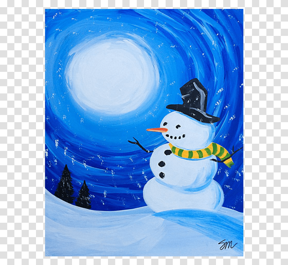 Frosty The Snowman Paint Frosty The Snowman, Nature, Outdoors, Winter, Ice Transparent Png