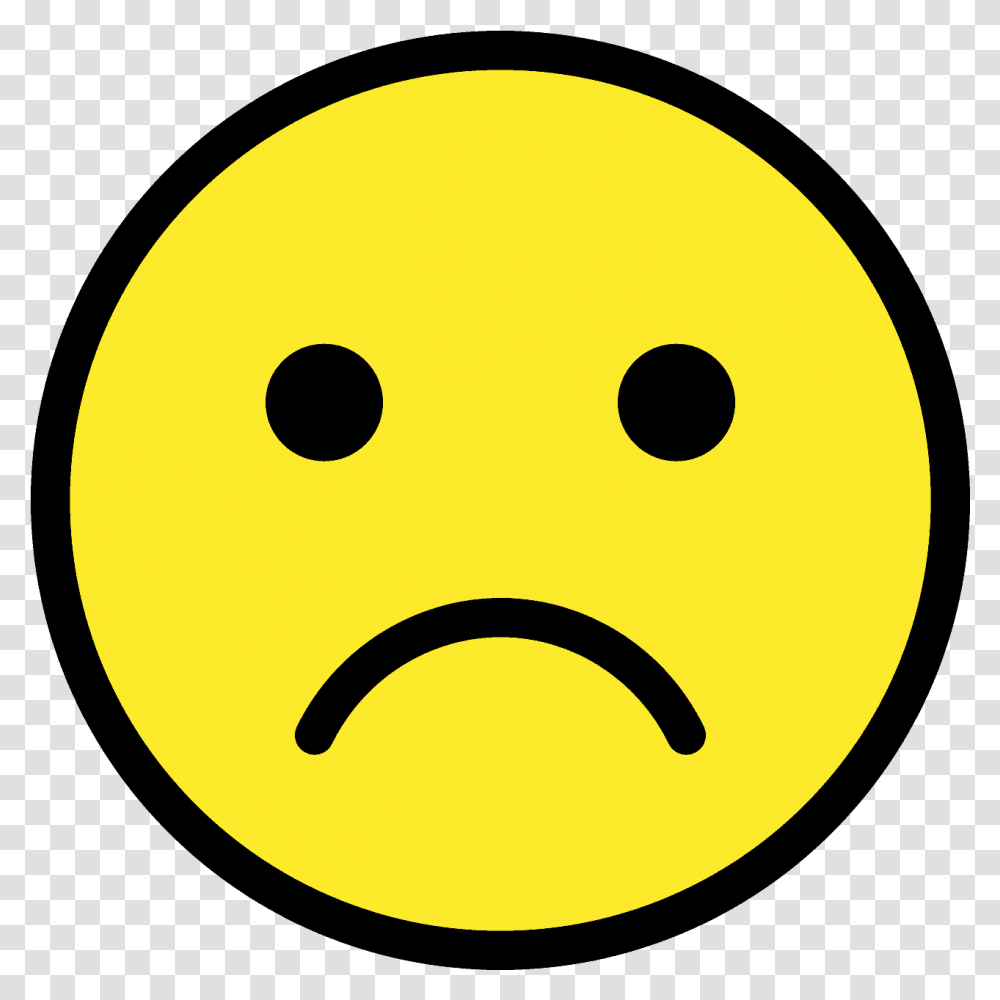 Frowning Face Emoji Clipart Emoji, Tennis Ball, Sport, Sports, Symbol Transparent Png