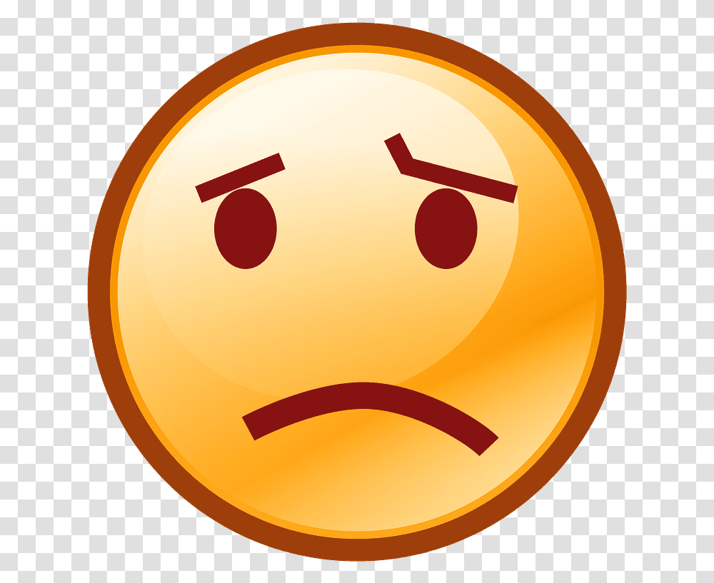 Frowning Face Emoji Clipart Portable Network Graphics, Symbol, Logo, Trademark, Pac Man Transparent Png