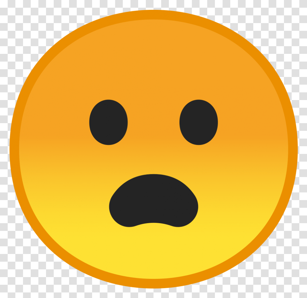 Frowning Face With Open Mouth Icon Discord Open Mouth Emoji, Apparel, Pac Man, Plant Transparent Png