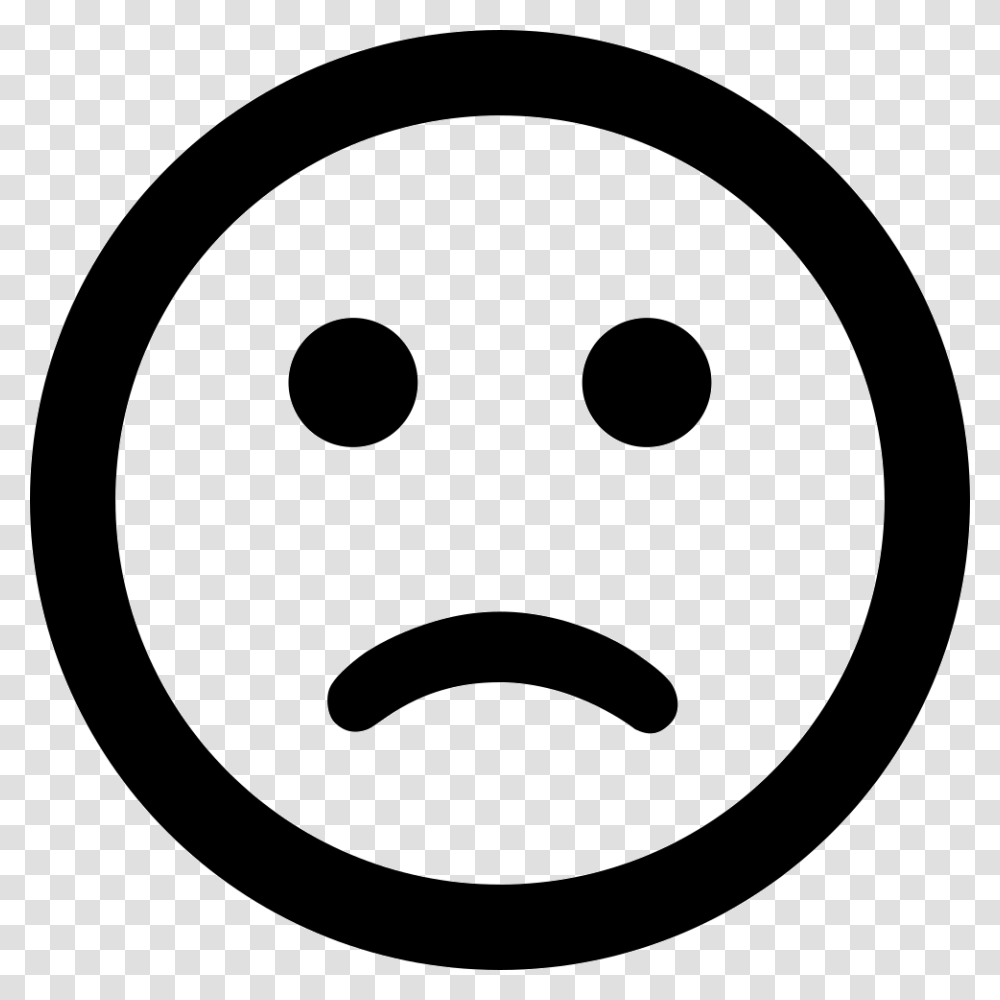 Frowny Face Clipart Copyright Free, Stencil, Disk, Logo Transparent Png