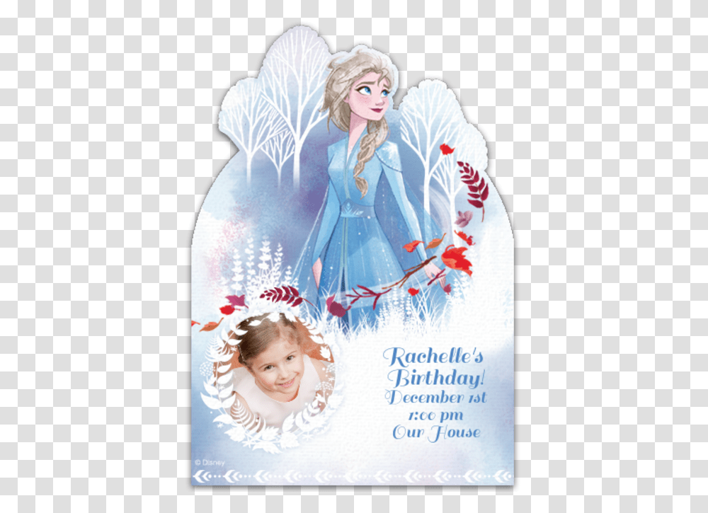 Frozen 2 Birthday Invitations, Person, Human, Angel Transparent Png