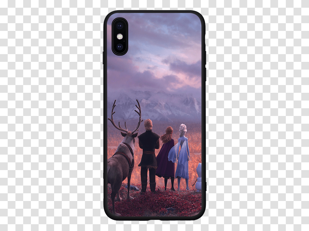 Frozen 2 Phone Background, Person, Elk, Deer, Wildlife Transparent Png