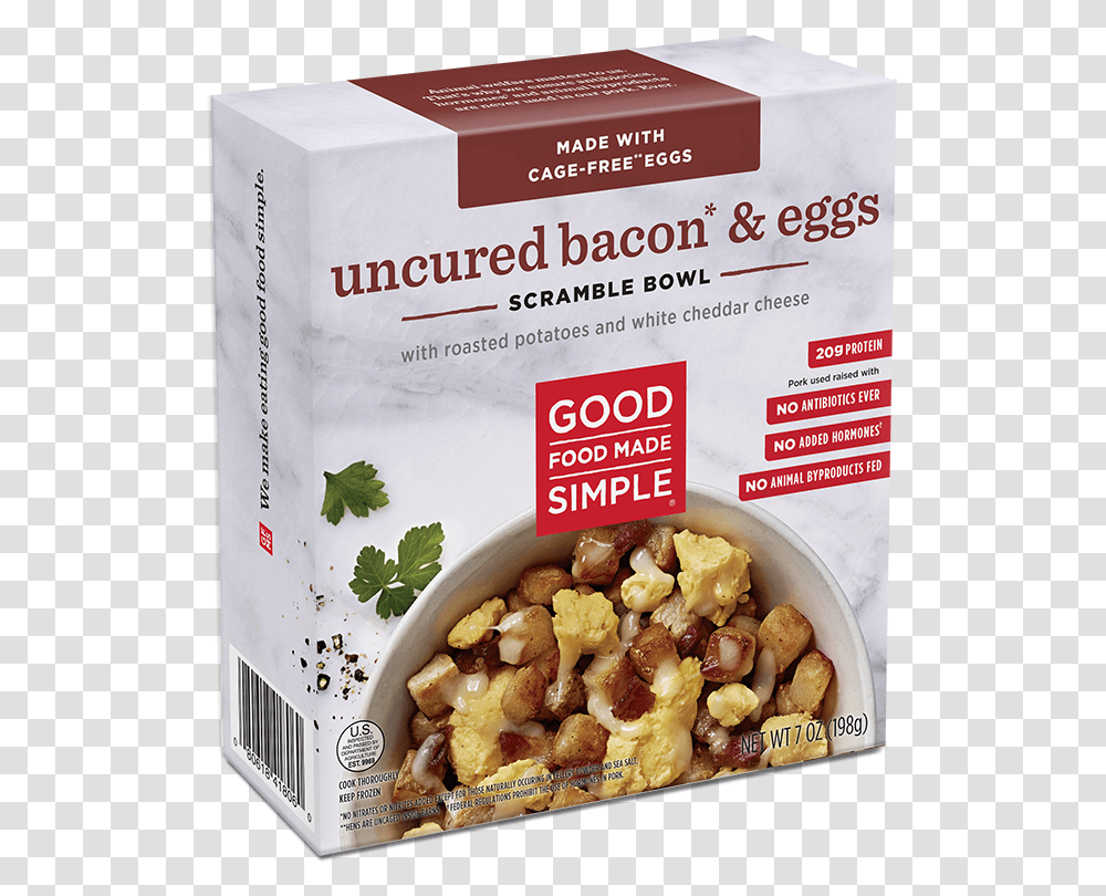 Frozen Breakfast Food Packaging, Plant, Vegetable, Nut, Snack Transparent Png