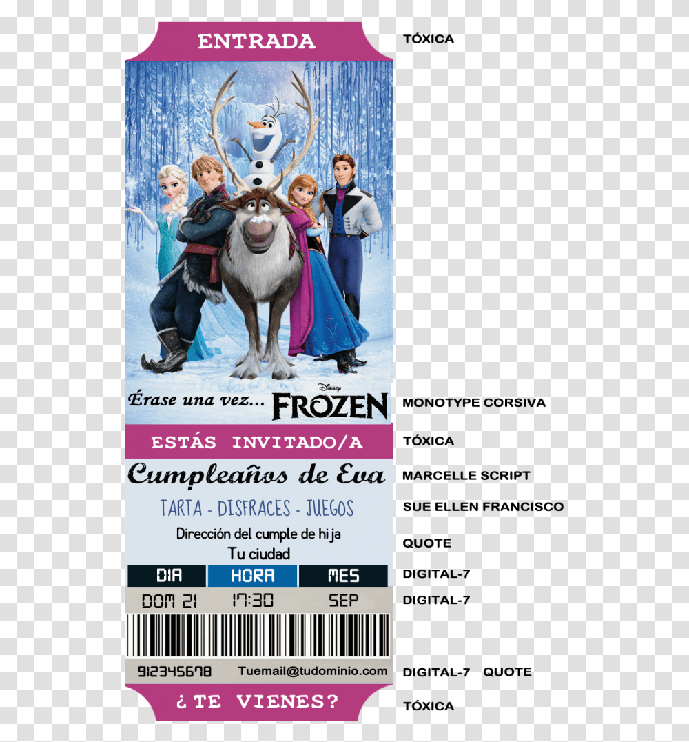 Frozen Cast Sven, Person, Human, Advertisement, Poster Transparent Png