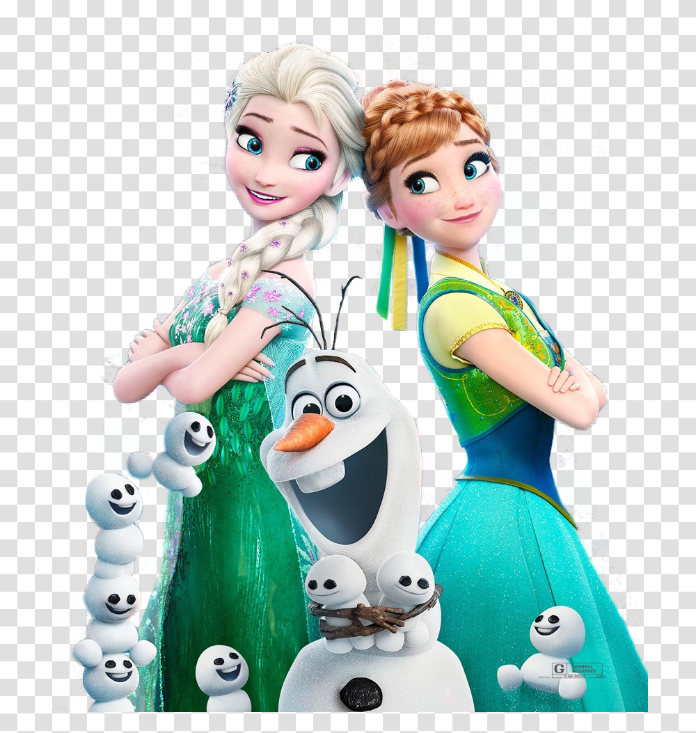 Frozen, Character, Person, Toy, Doll Transparent Png