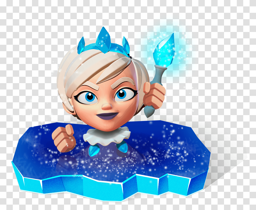 Frozen Clipart Ice Queen Smashing Four Ice Queen, Doll, Toy, Person Transparent Png
