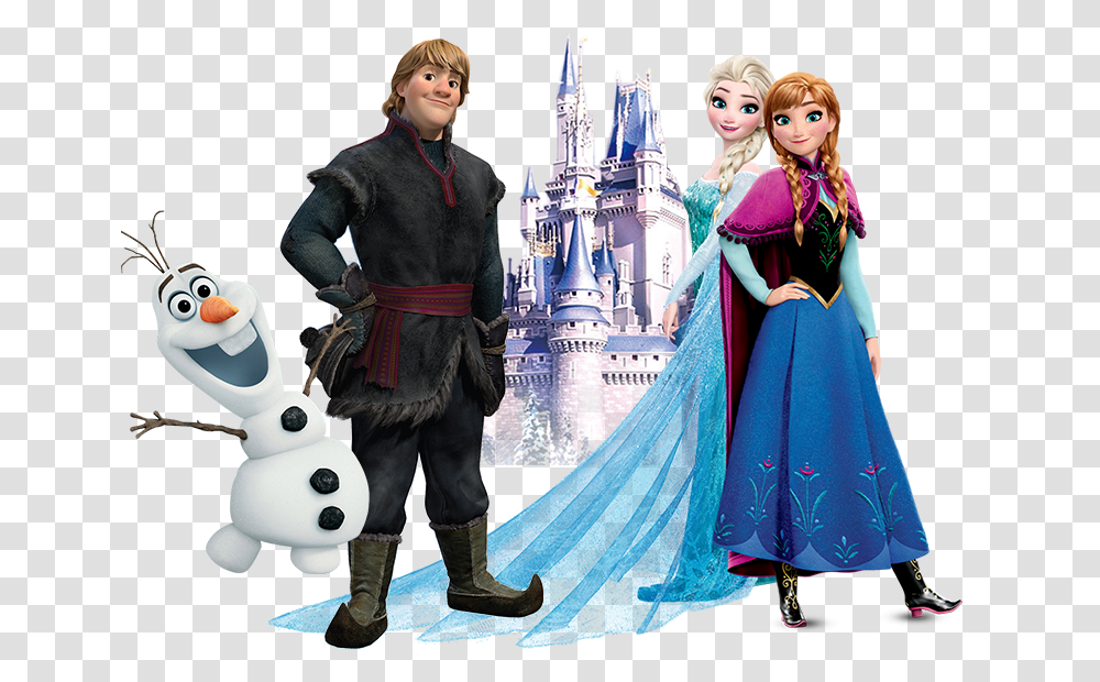 Frozen Elsa And Anna, Clothing, Toy, Person, Doll Transparent Png