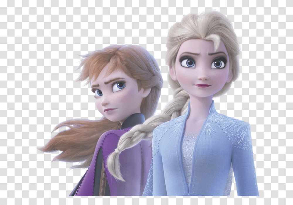 Frozen Elsa And Anna, Doll, Toy, Person, Human Transparent Png