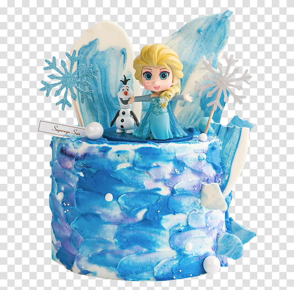 Frozen Elsa Cake, Nature, Outdoors, Dessert, Food Transparent Png