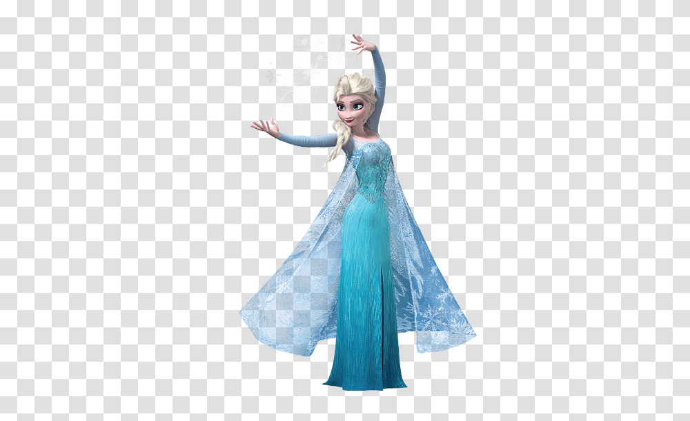 Frozen Elsa Frozen, Clothing, Dress, Costume, Evening Dress Transparent Png