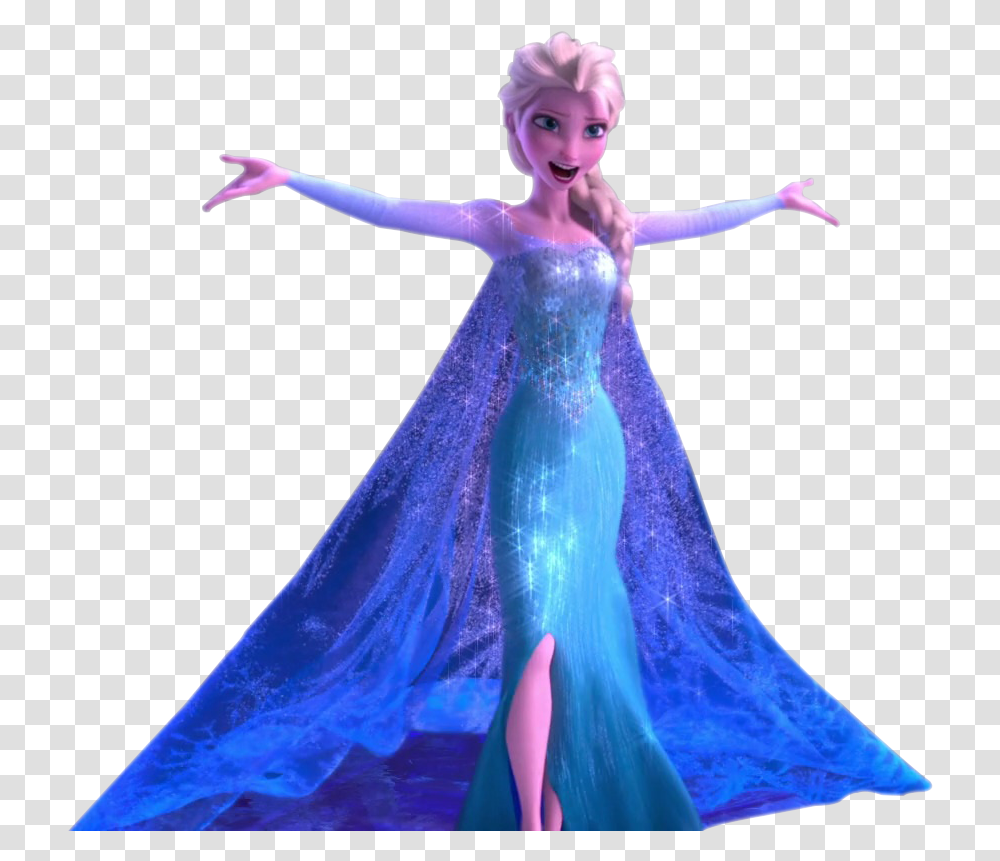Frozen Elsa Frozen Elsa, Apparel, Dress, Evening Dress Transparent Png