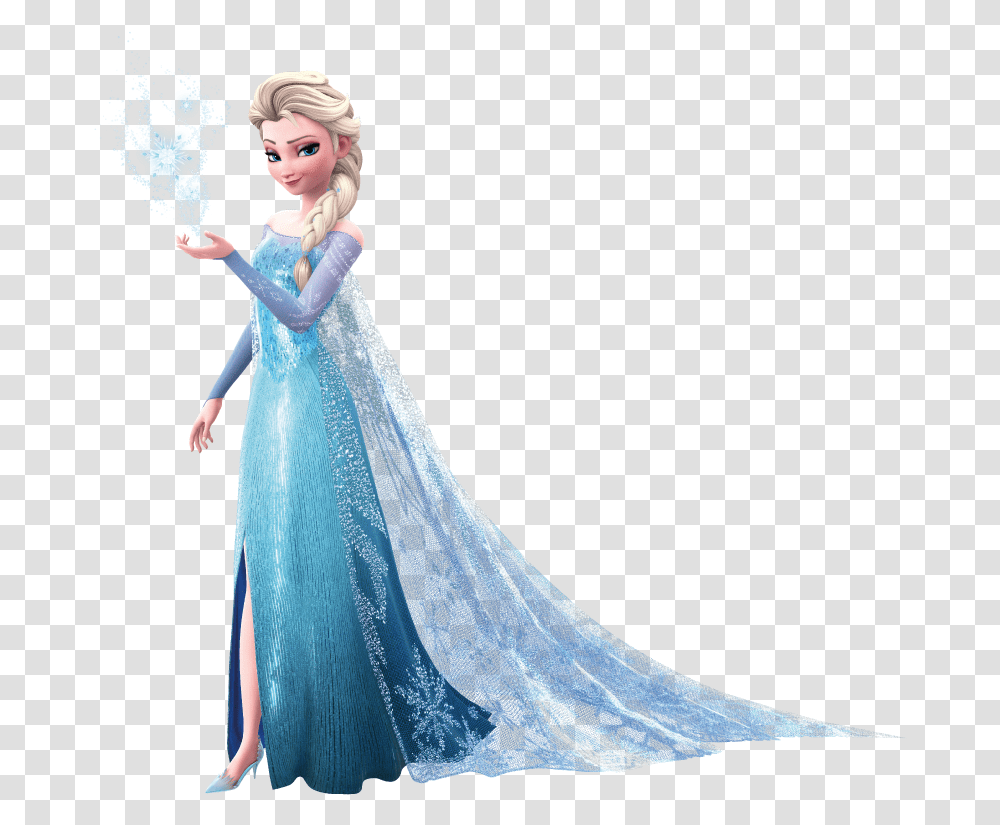 Frozen Elsa Frozen Kingdom Hearts, Clothing, Dress, Evening Dress, Robe Transparent Png