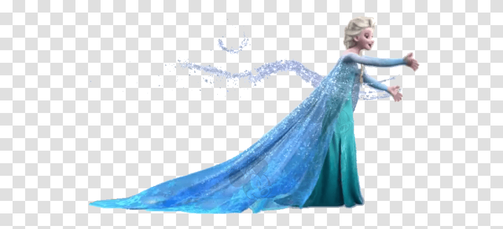 Frozen Elsa Power, Evening Dress, Robe, Gown Transparent Png