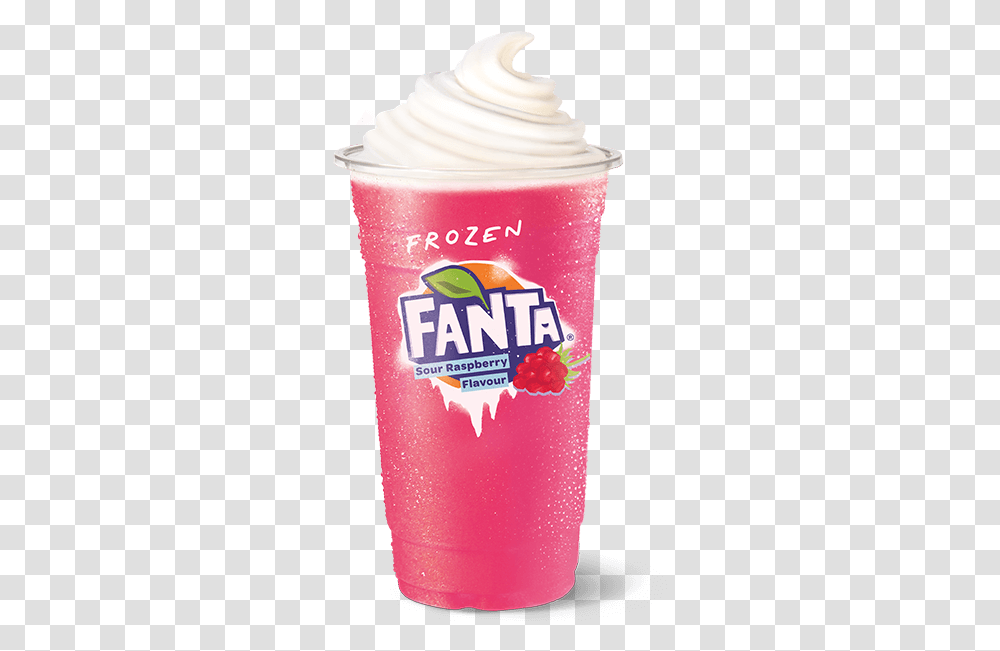 Frozen Fanta Raspberry Spider Frozen Carbonated Beverage, Dessert, Food, Yogurt, Cream Transparent Png