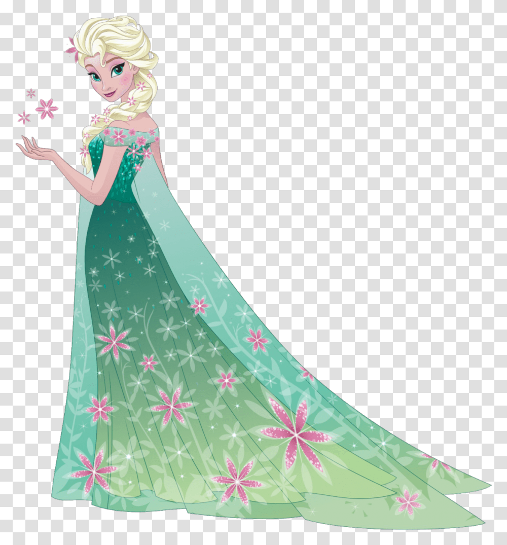 Frozen Fever Elsa, Dress, Apparel, Female Transparent Png