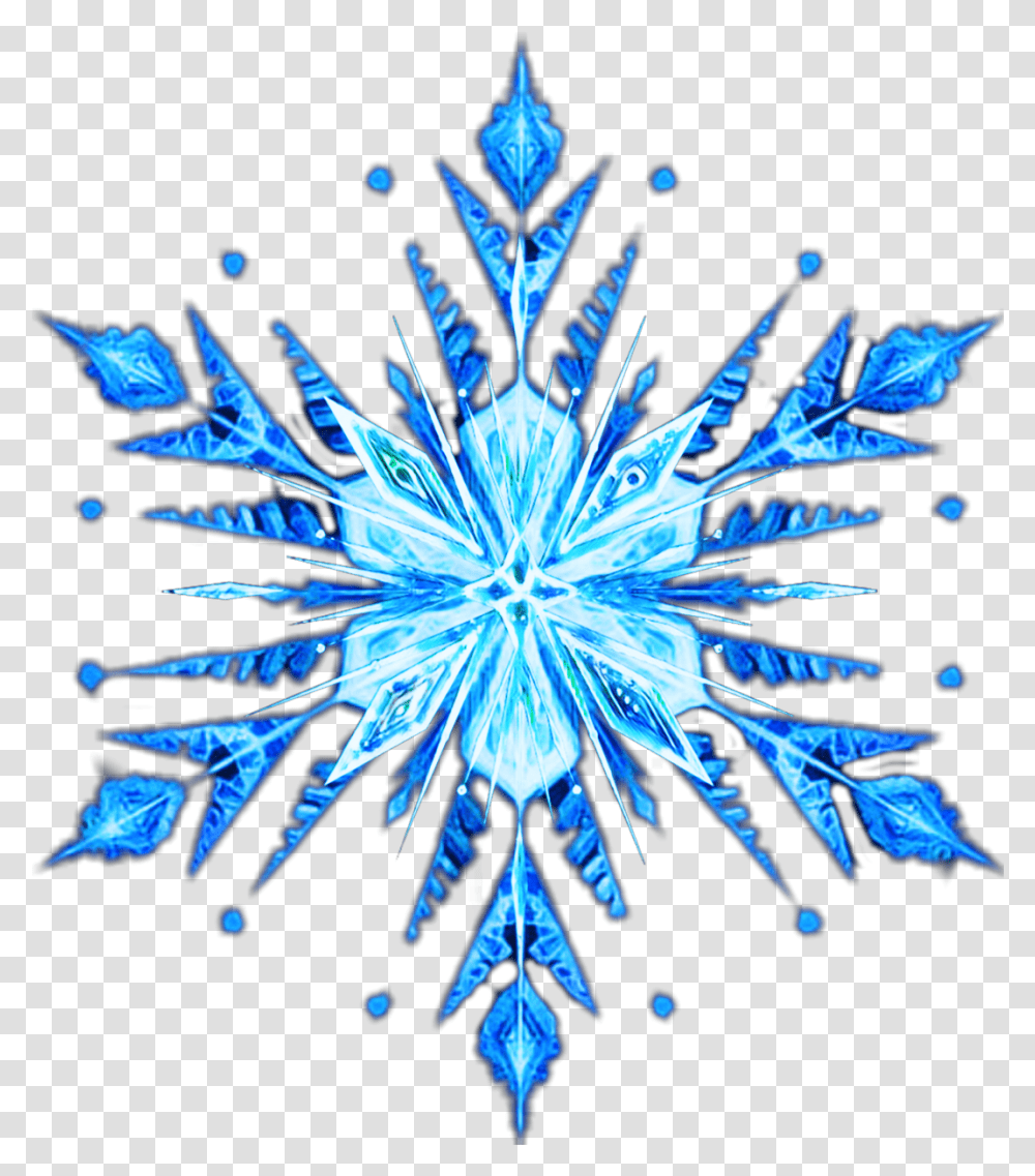 Frozen Frozen2 Snowflake Elsa Sticker By Snow Snowflakes Of Frozen 2, Pattern, Ornament, Crystal, Fractal Transparent Png