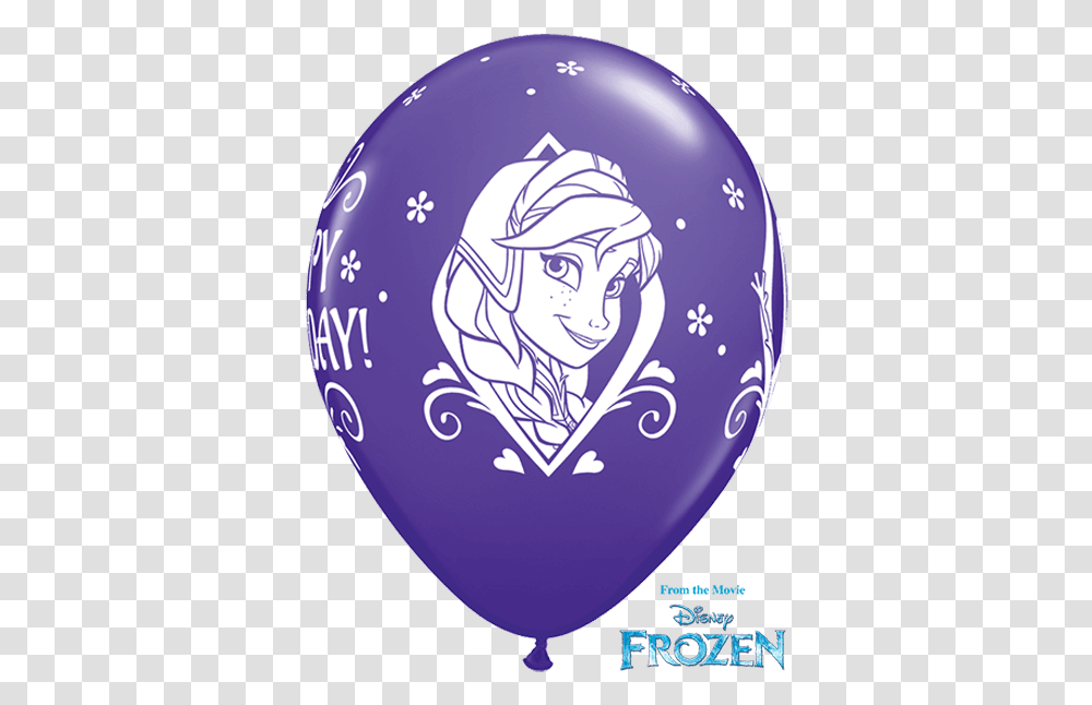 Frozen Happy Birthday Balloon, Bowling, Helmet, Apparel Transparent Png