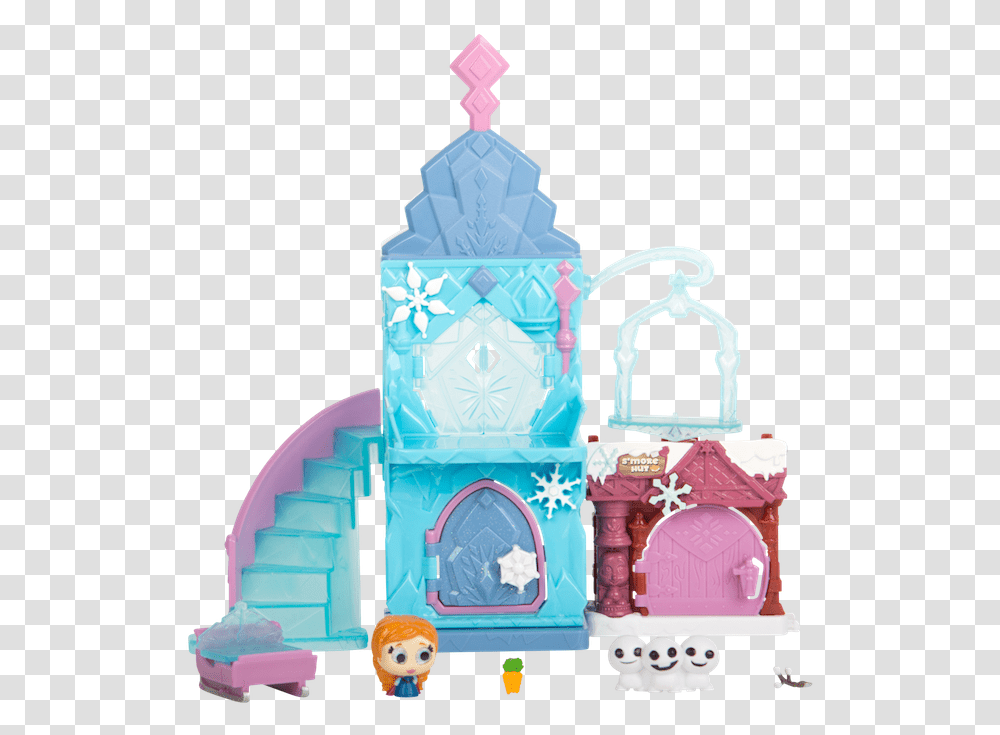 Frozen Ice Castle Multi Stack Playset Disney Doorables Frozen Castle, Nature, Outdoors, Snow, Wedding Cake Transparent Png
