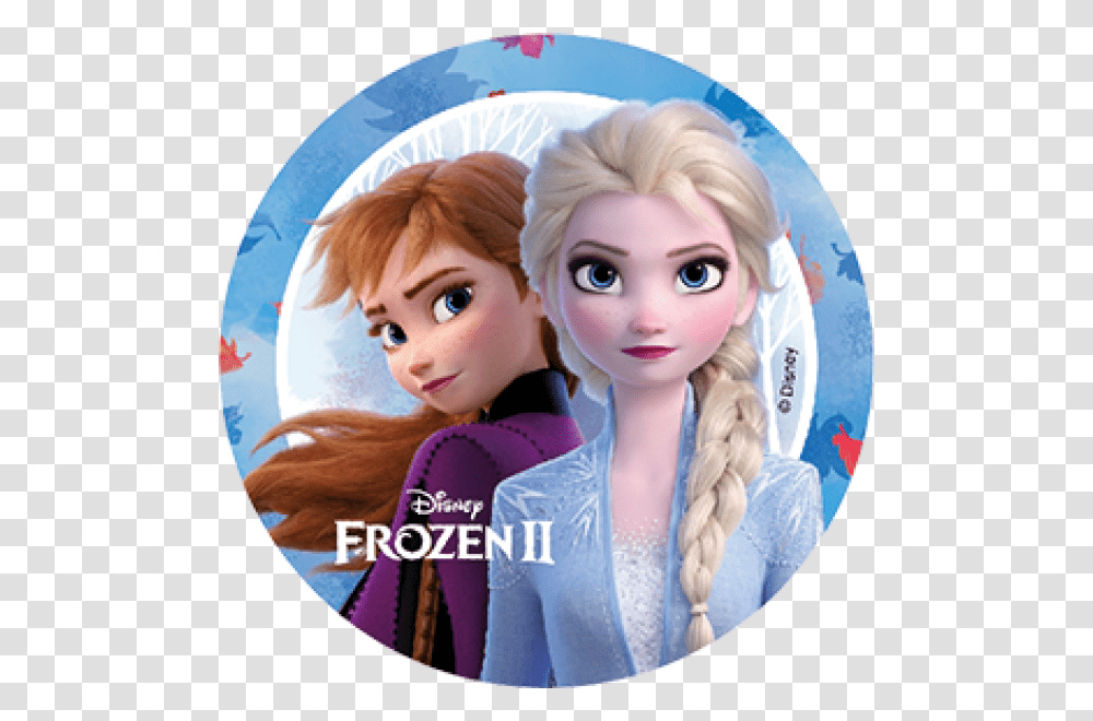 Frozen Ii 1 Elsa Anna Eiskoenigin Tortenaufleger Elsa Frozen, Person, Human, Toy, Disk Transparent Png
