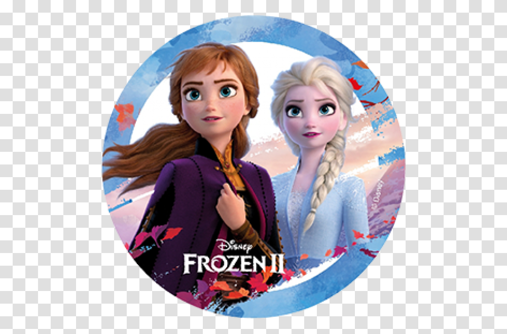 Frozen Ii 2 Elsa Anna Eiskoenigin Tortenaufleger Elsa And Anna Frozen, Person, Human, Disk, Dvd Transparent Png