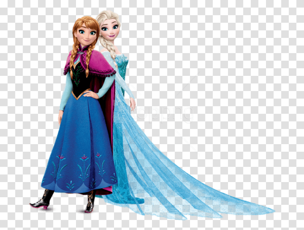 Frozen Images Anna And Elsa Frozen, Doll, Toy, Apparel Transparent Png