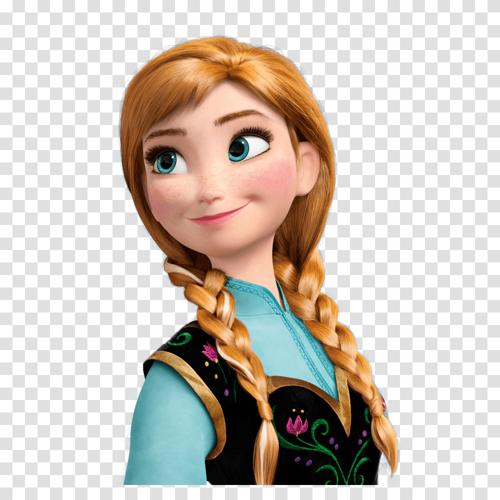 Frozen Images Frozen Anna, Hair, Doll, Toy, Person Transparent Png