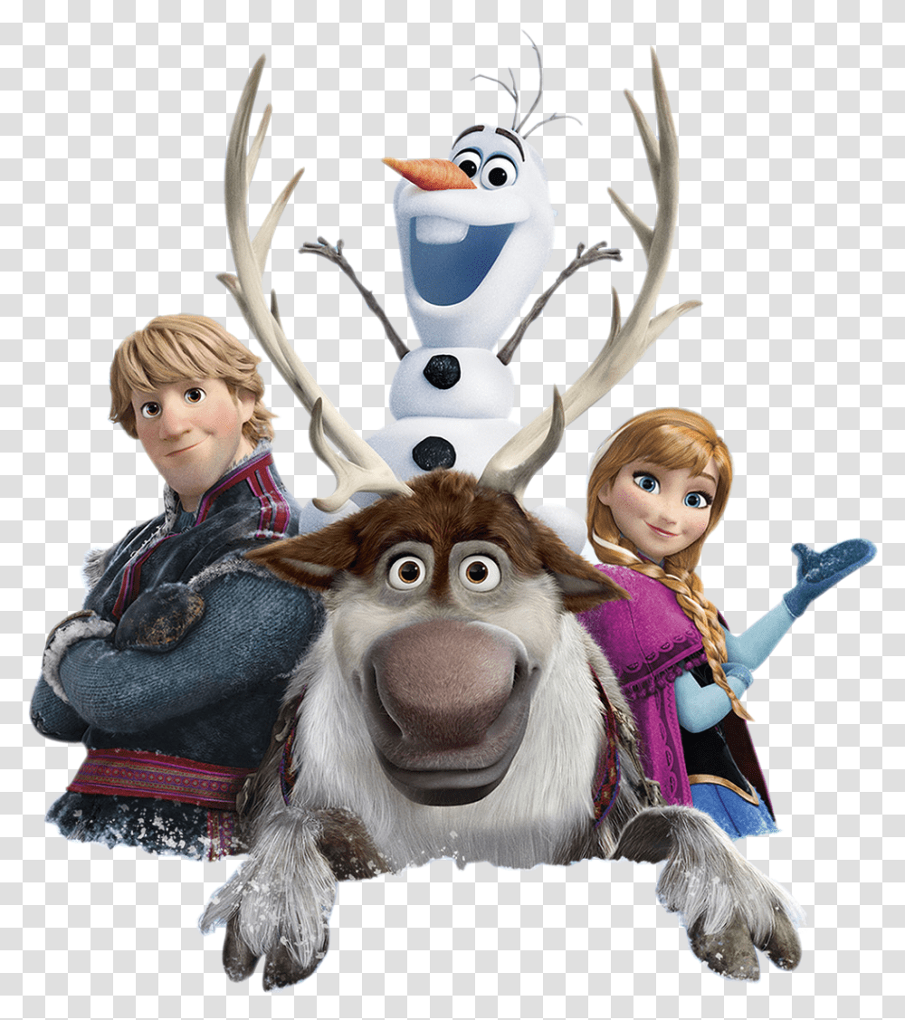 Frozen Images Frozen, Person, Human, Figurine, Deer Transparent Png