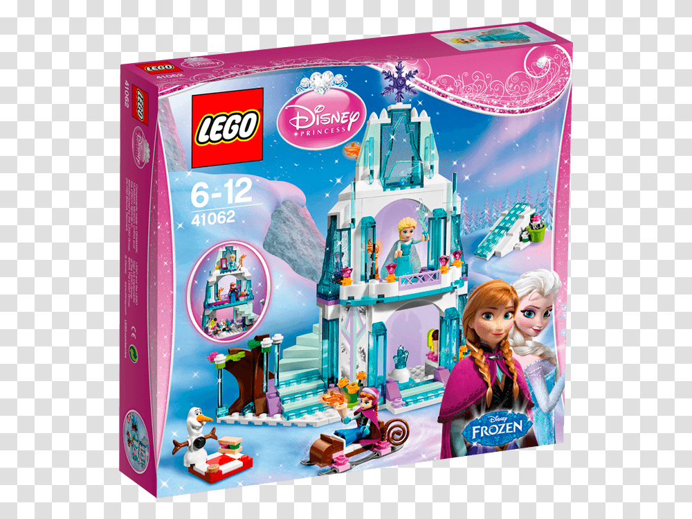 Frozen Lego Elsa Castle, Figurine, Toy, Person, Human Transparent Png