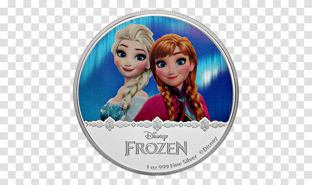 Frozen Northern Lights Elsa And Anna, Disk, Dvd, Doll, Toy Transparent Png