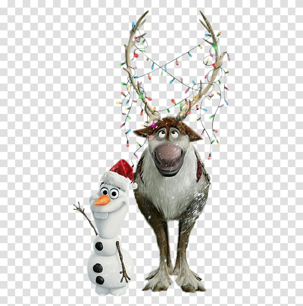 Frozen Olaf And Sven Ready Christmas, Bird, Animal, Chicken, Poster Transparent Png