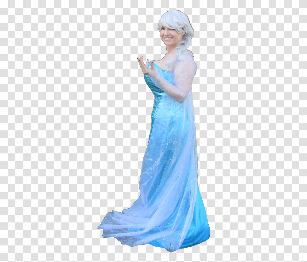 Frozen Princess Anna Snow Queen Costumes Fairy Sari, Clothing, Evening Dress, Robe, Gown Transparent Png