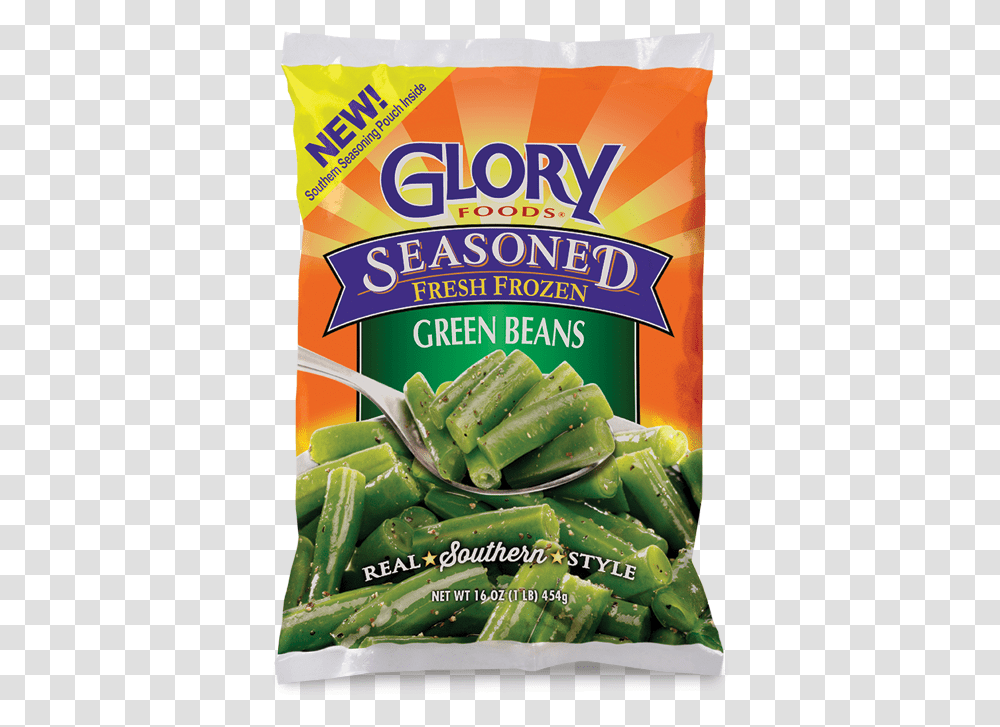 Frozen Seasoned Green Beans Glory Foods, Plant, Vegetable, Pea, Produce Transparent Png
