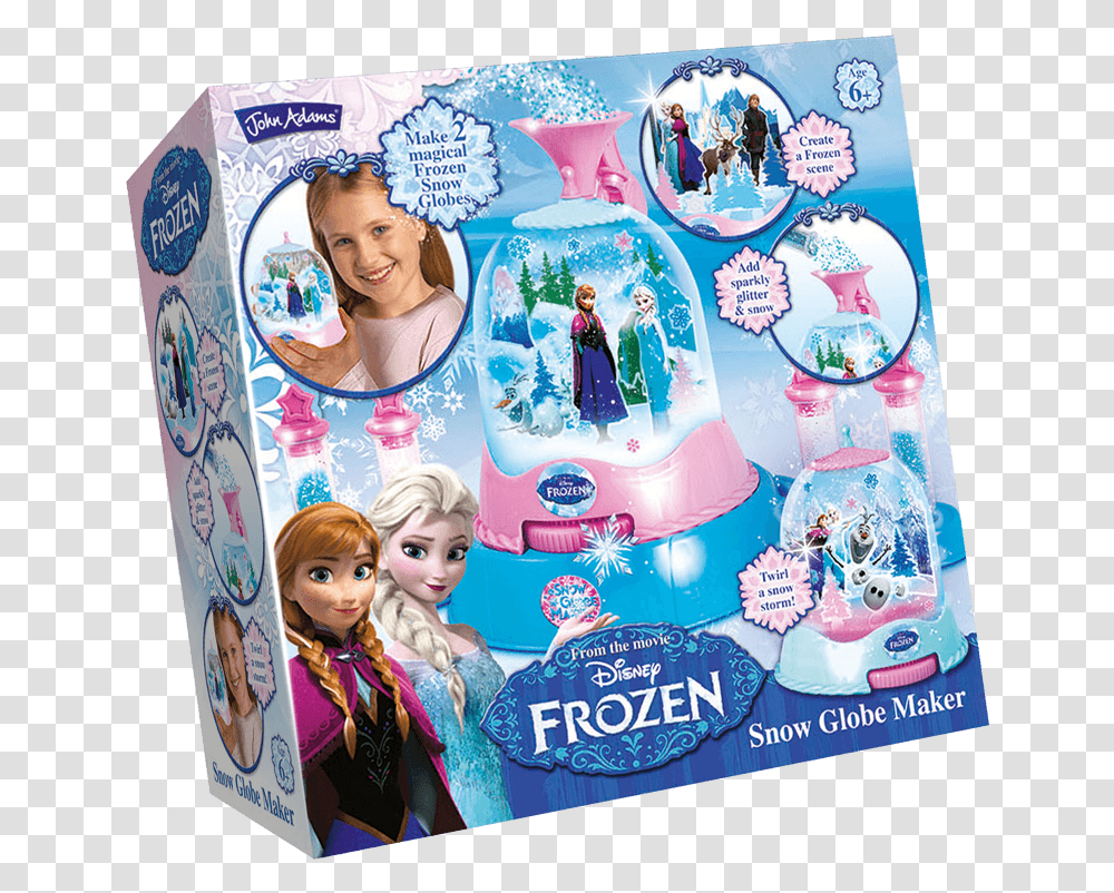 Frozen Sparkle Globe Maker, Person, Figurine, Barbie, Doll Transparent Png