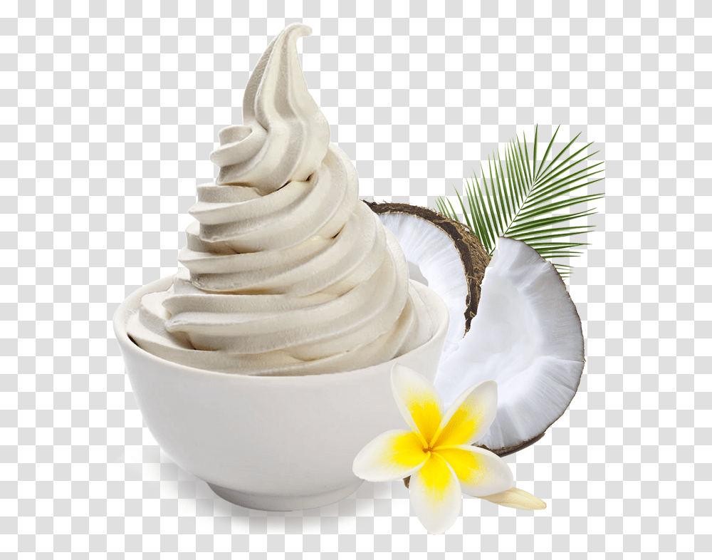 Frozen Yogurt, Cream, Dessert, Food, Creme Transparent Png