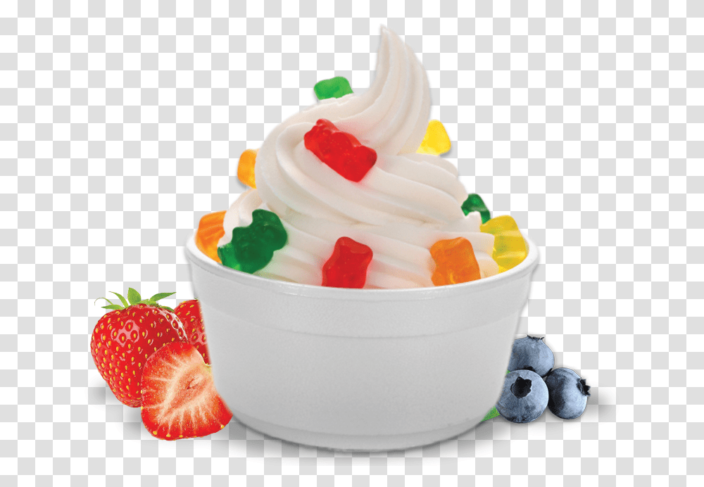 Frozen Yogurt, Dessert, Food, Cream, Creme Transparent Png