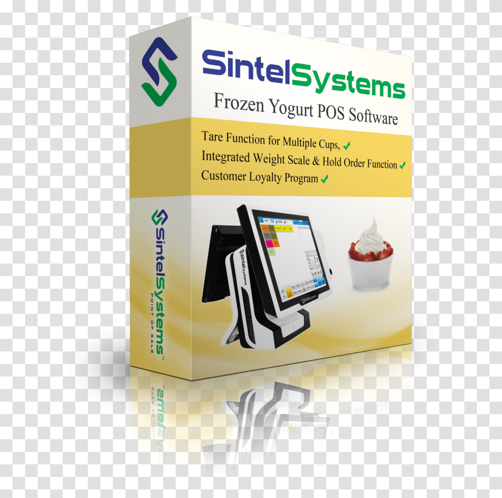 Frozen Yogurt Pos Software By Sintel Systems French Sale Point Software, Mobile Phone, Electronics, Flyer, Poster Transparent Png