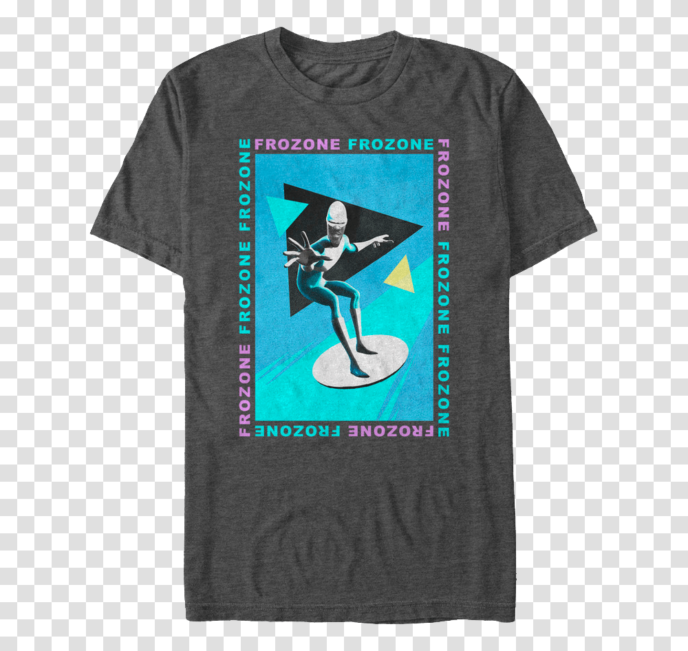 Frozone Incredibles T Shirt Frozone, Apparel, T-Shirt, Person Transparent Png