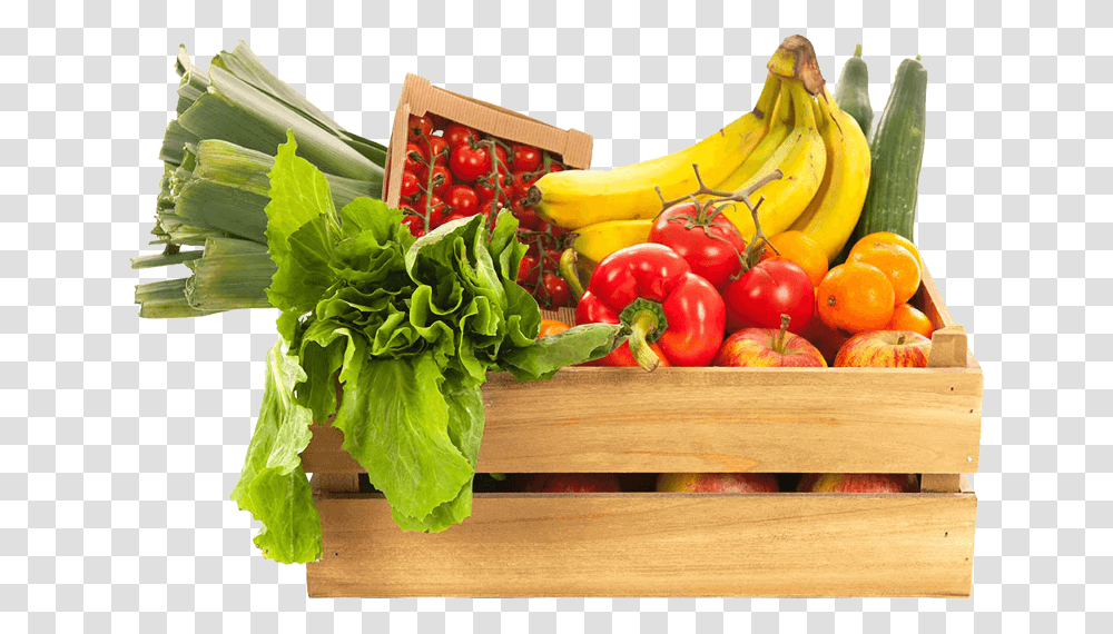 Fruit And Veg Box, Plant, Banana, Food, Vegetable Transparent Png
