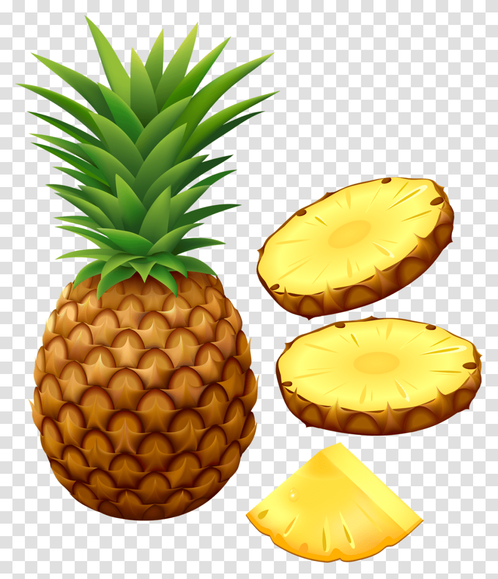 Fruit And Vegetables Clip Art Two Pineapple, Plant, Food Transparent Png