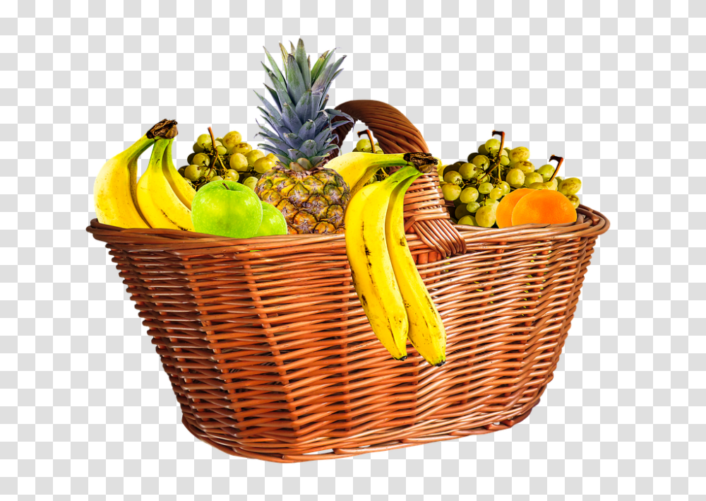 Fruit Basket 960, Plant, Food, Banana Transparent Png