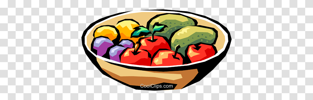 Fruit Bowl Royalty Free Vector Clip Art Illustration, Food, Plant, Helmet Transparent Png