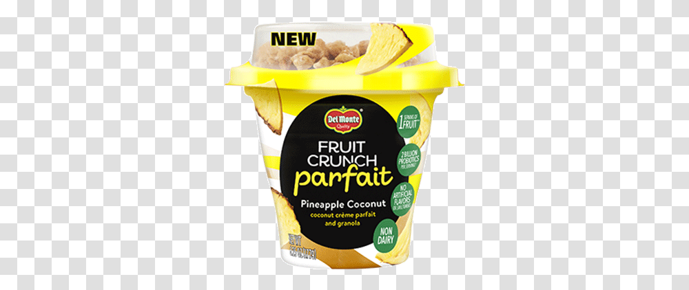 Fruit Crunch Parfait Pineapple Coconut Del Monte Fruit Crunch Parfait, Food, Dessert, Plant, Yogurt Transparent Png