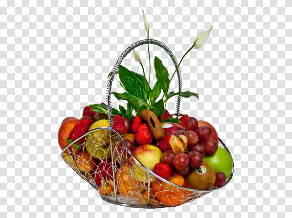 Fruit Et Legumes Canasta Con Frutas, Plant, Basket, Food, Pineapple Transparent Png