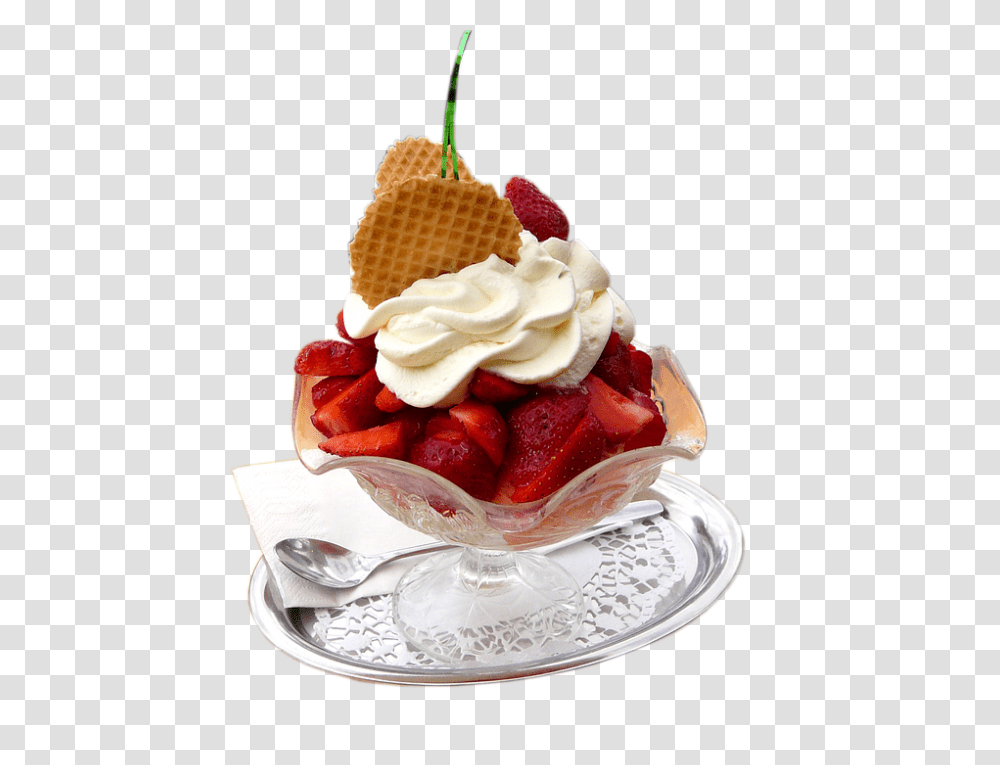 Fruit Ice Cream 960, Dessert, Food, Creme, Whipped Cream Transparent Png
