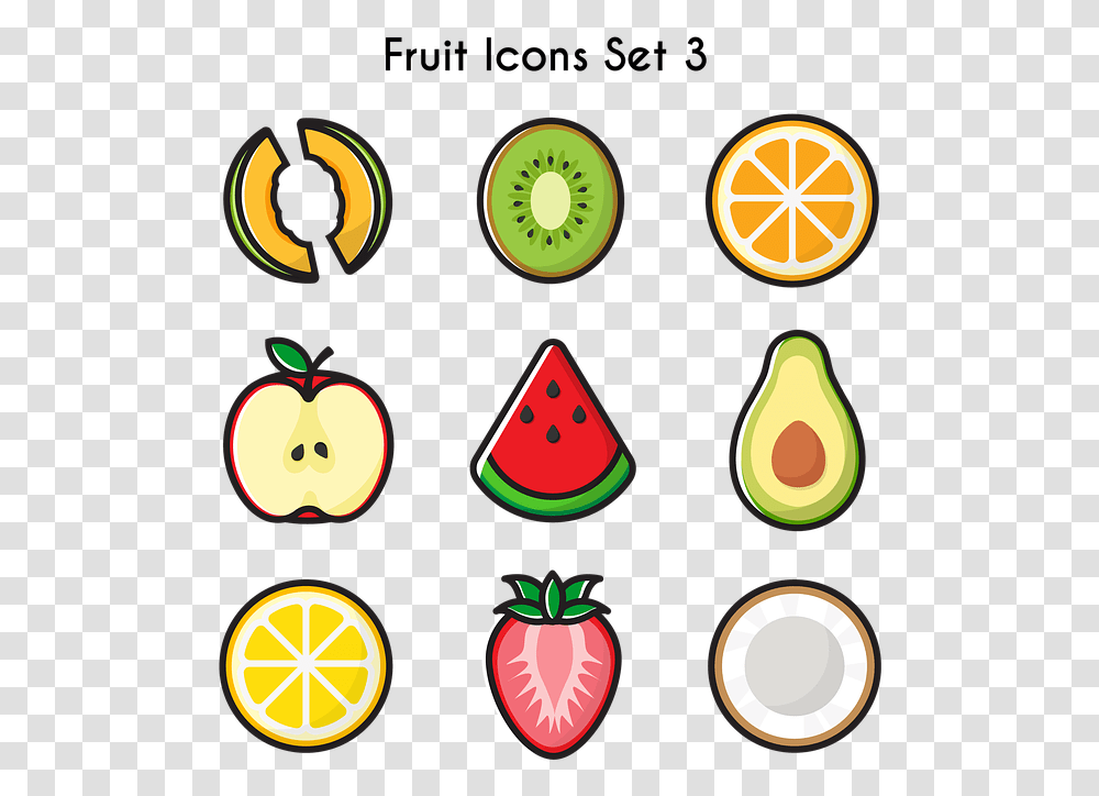Fruit Icon Fruits Icon, Plant, Label, Food Transparent Png
